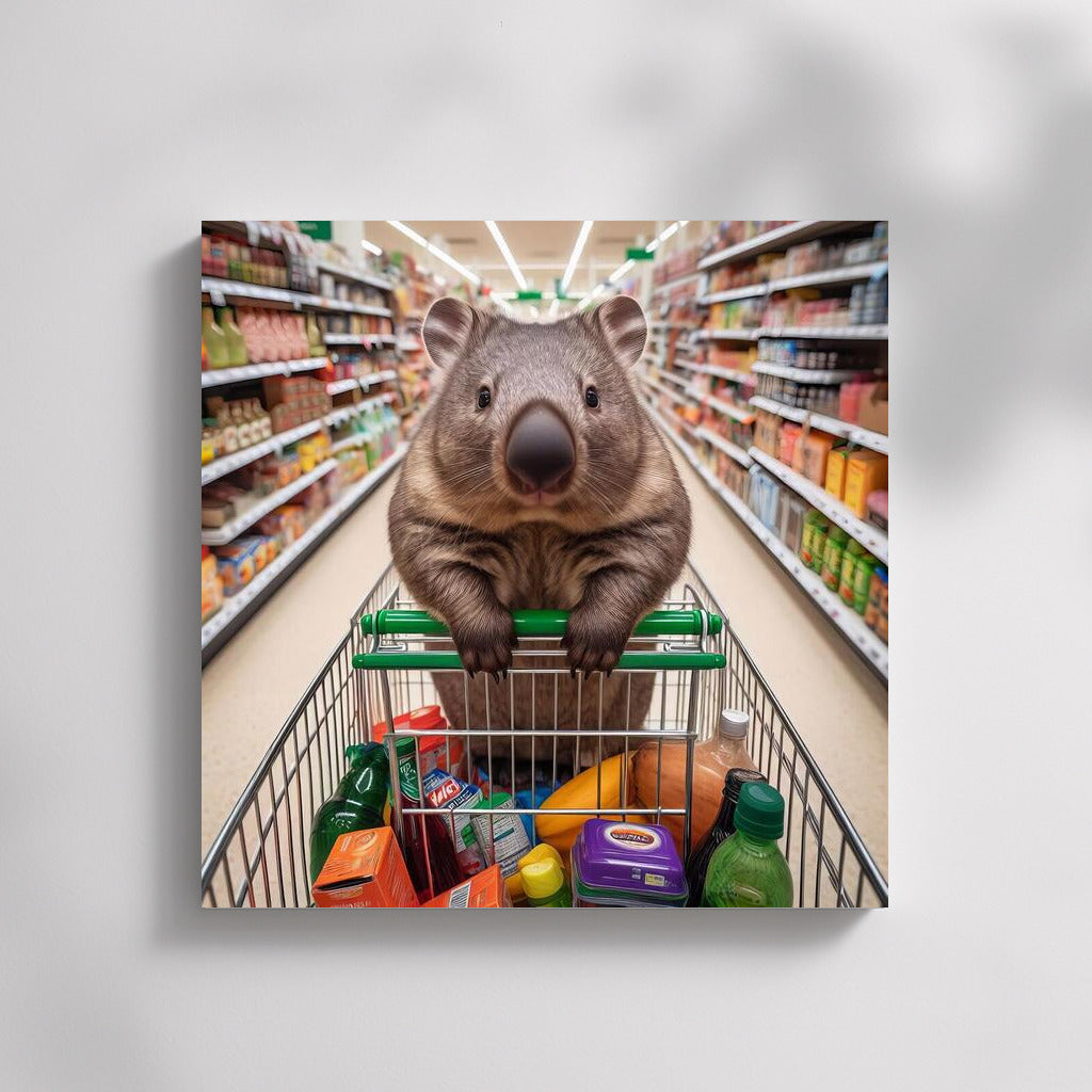 Wombat in the supermarket: Fun purchases for the interior