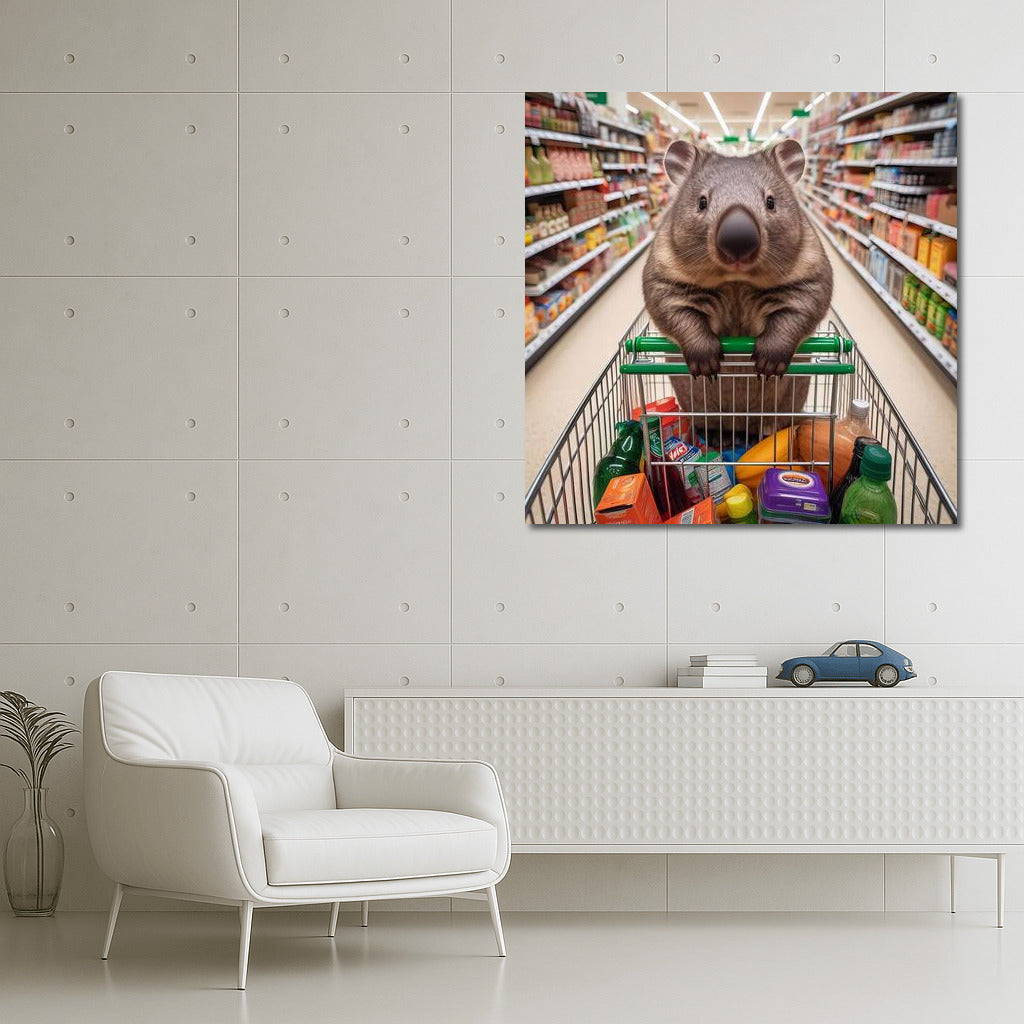 Wombat in the supermarket: Fun purchases for the interior