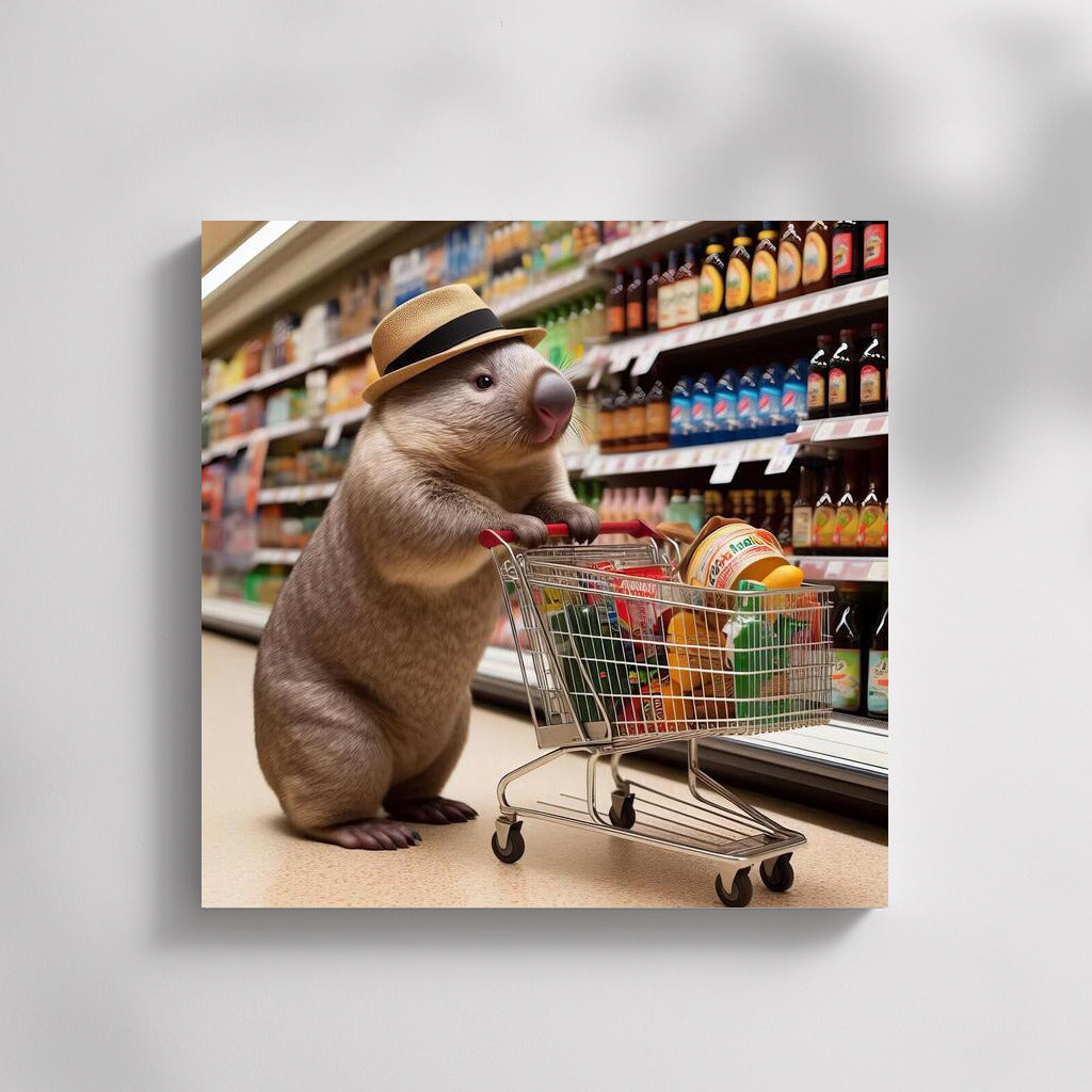 Wombat Shopping: Fun Shopping at the Supermarket