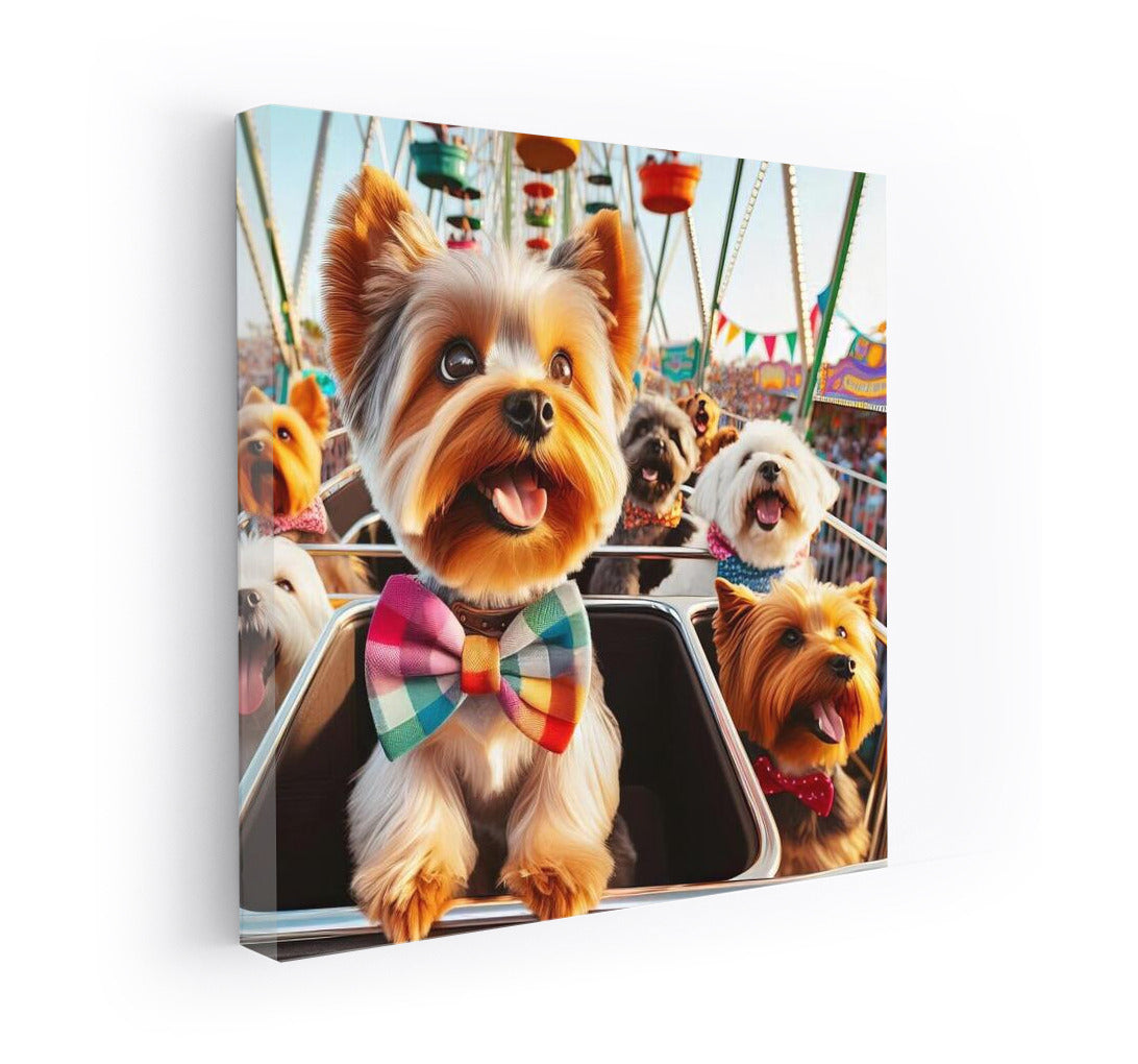 Carnival Extravaganza with Yorkshire Terriers