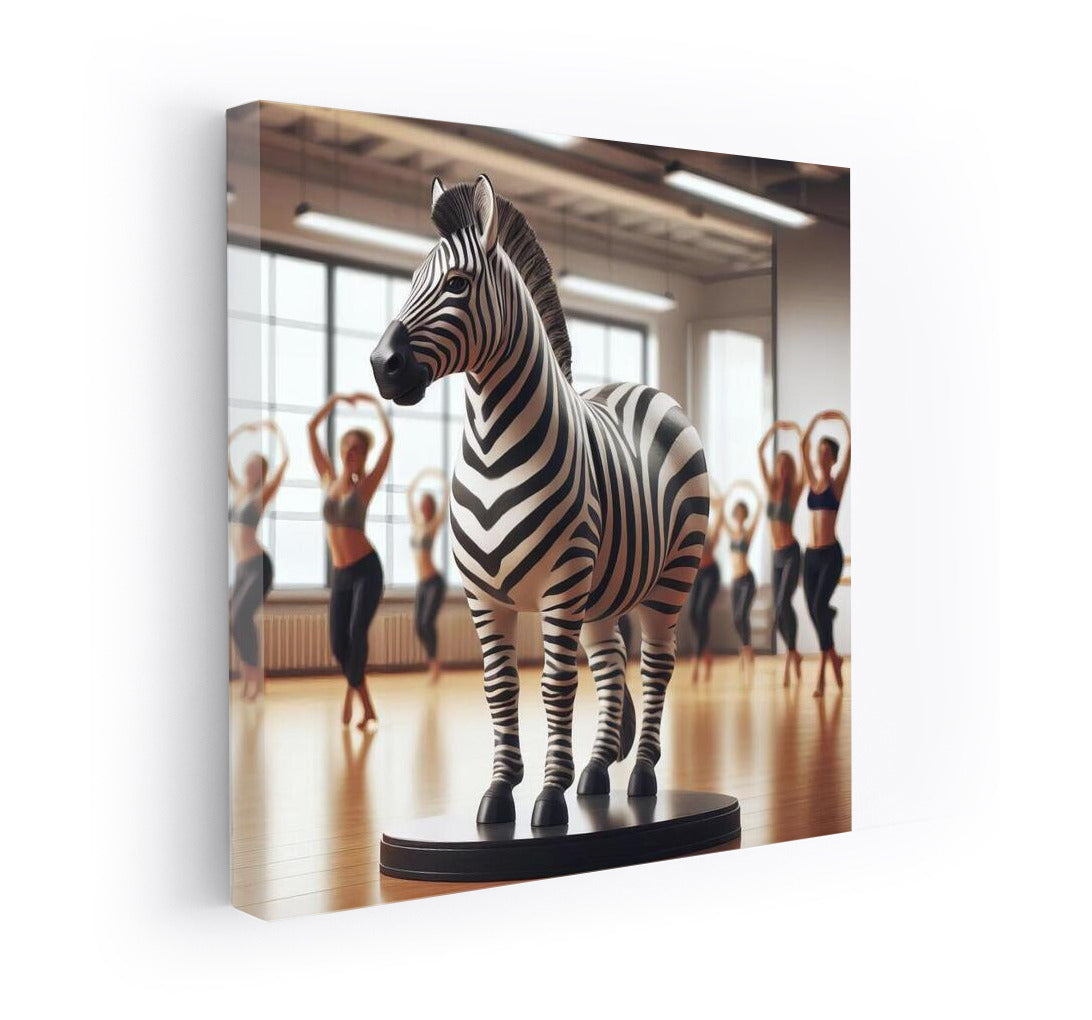 Dancing Zebra in the Studio: The Magic of Stripes and Movements