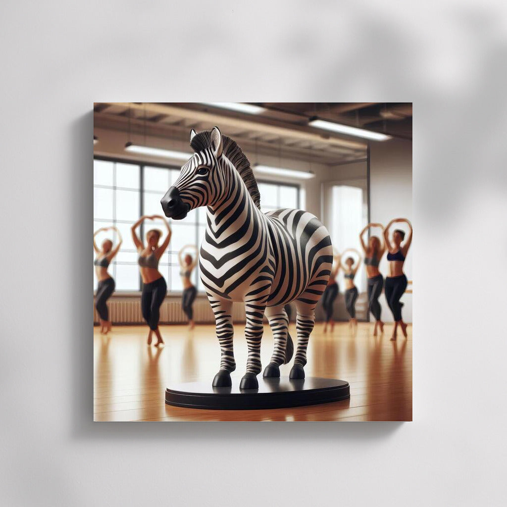 Dancing Zebra in the Studio: The Magic of Stripes and Movements