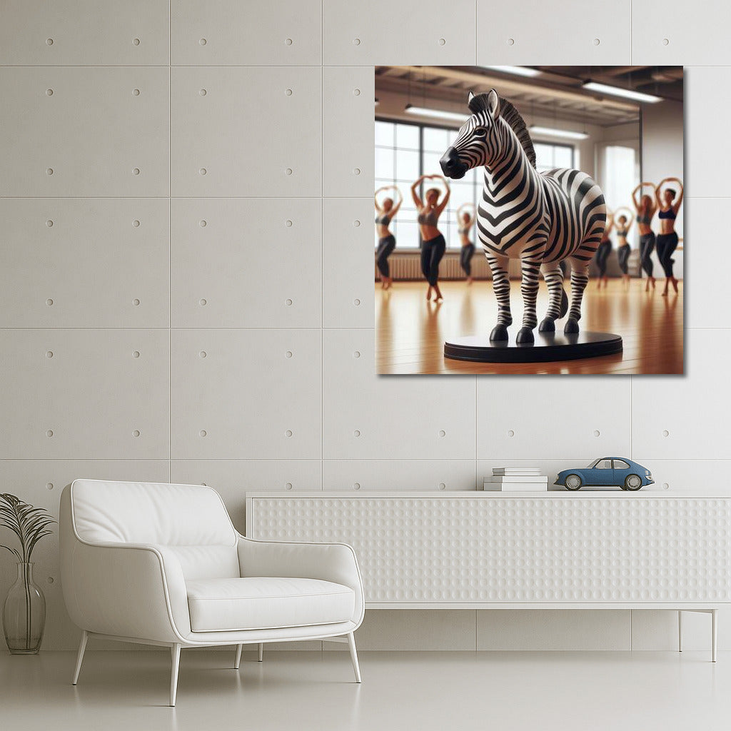 Dancing Zebra in the Studio: The Magic of Stripes and Movements