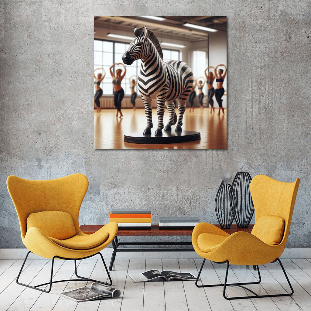 Dancing Zebra in the Studio: The Magic of Stripes and Movements