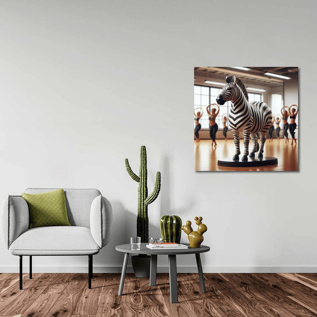 Dancing Zebra in the Studio: The Magic of Stripes and Movements