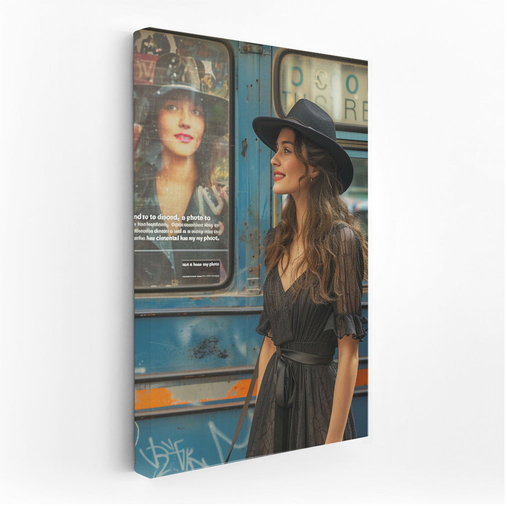 Charming Smile: Stylish Girl for Your Interior