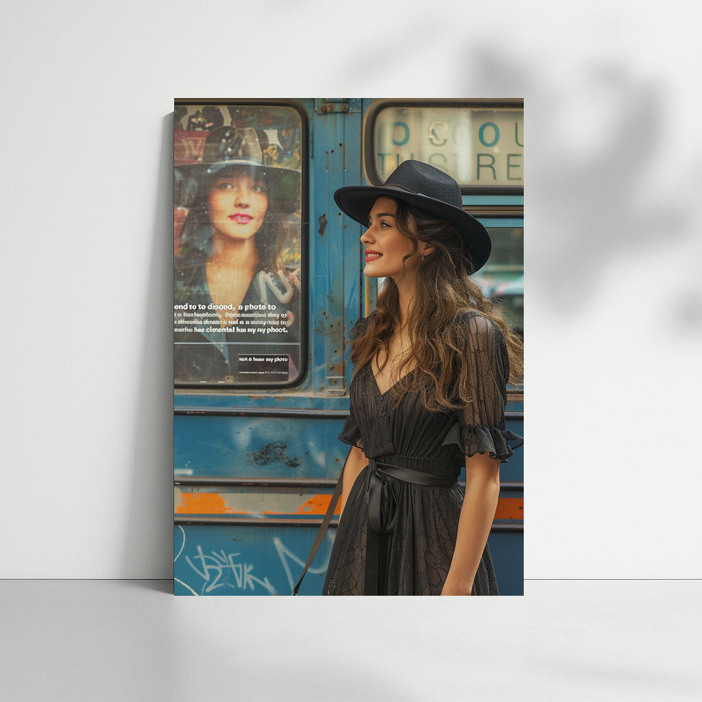 Charming Smile: Stylish Girl for Your Interior