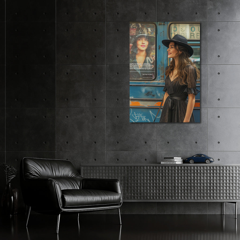 Charming Smile: Stylish Girl for Your Interior