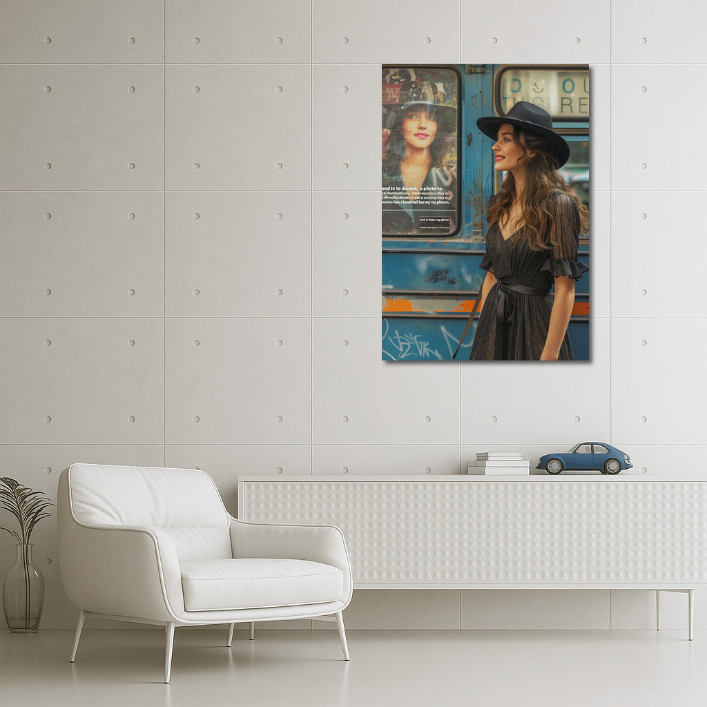 Charming Smile: Stylish Girl for Your Interior