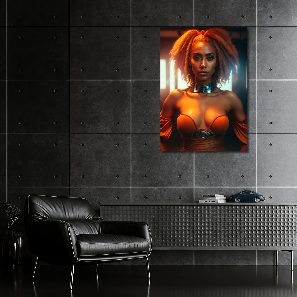 Mystical Beauty: Portrait of a Beautiful Mulatto