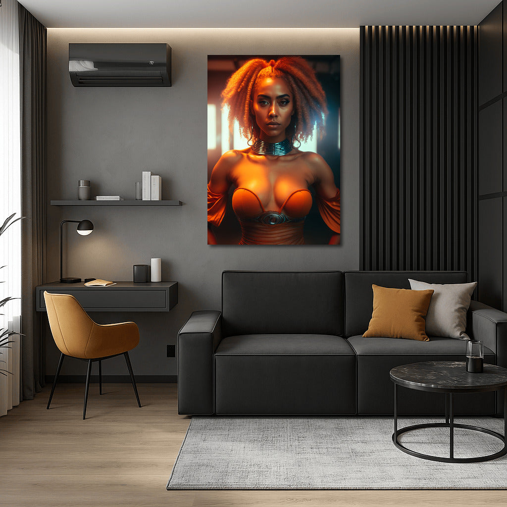 Mystical Beauty: Portrait of a Beautiful Mulatto
