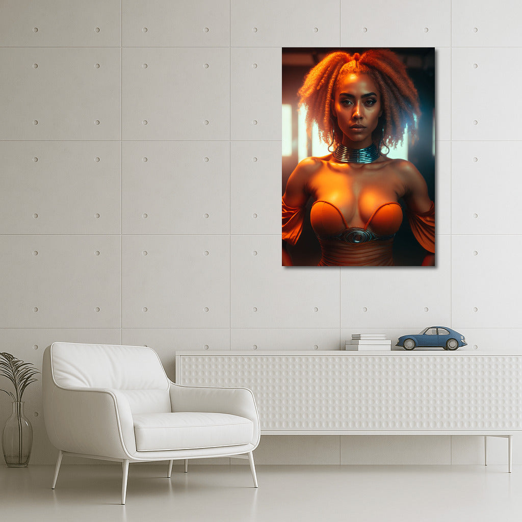 Mystical Beauty: Portrait of a Beautiful Mulatto
