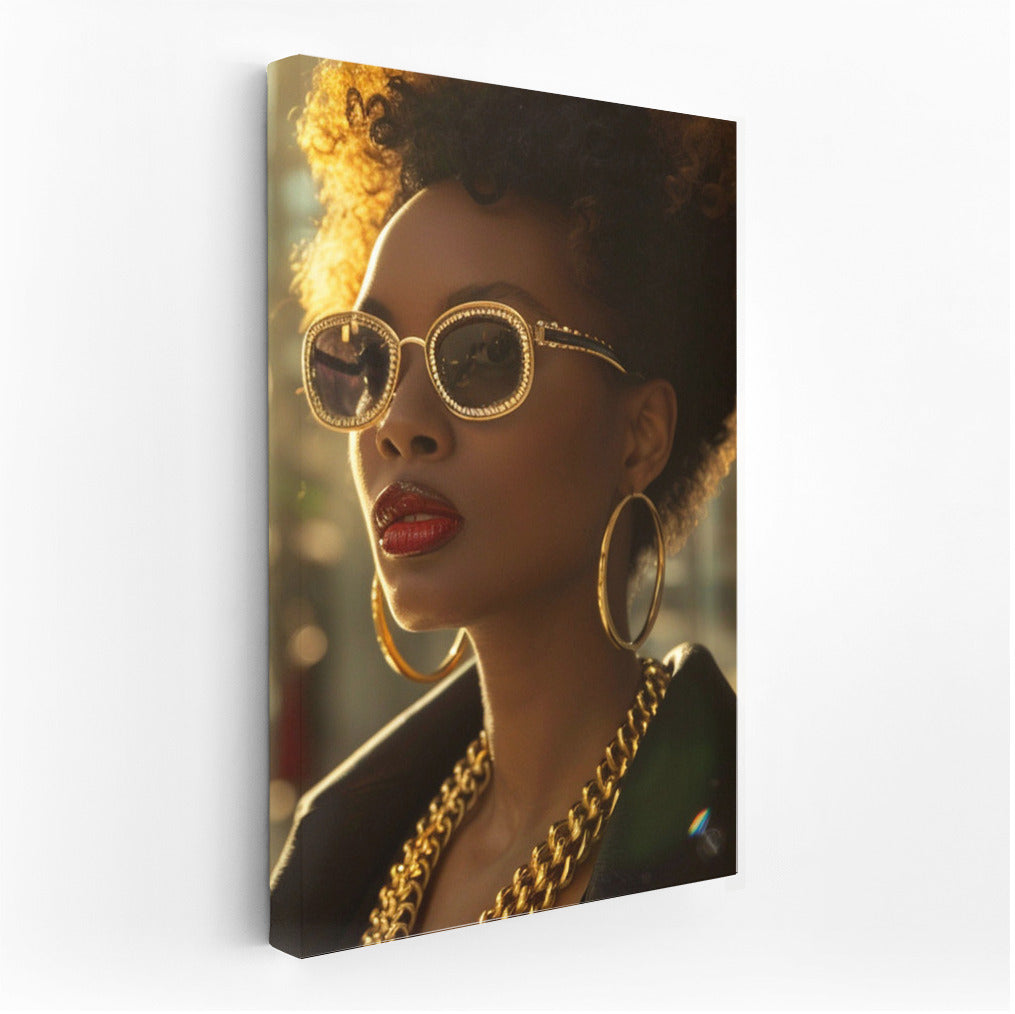 Mysterious Brunette: Elegance in Stylish Accessories