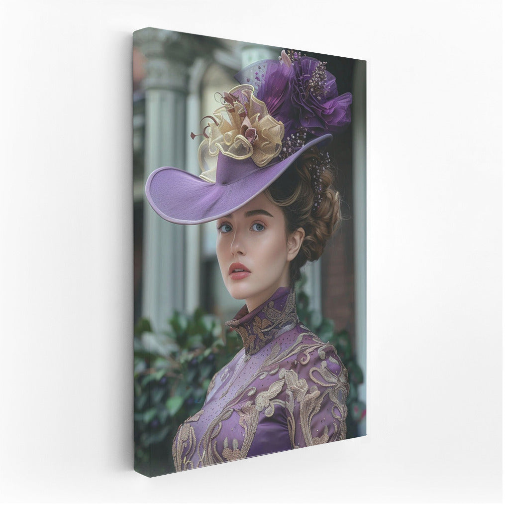 Elegant Victorian Lady: Charm and Luxury