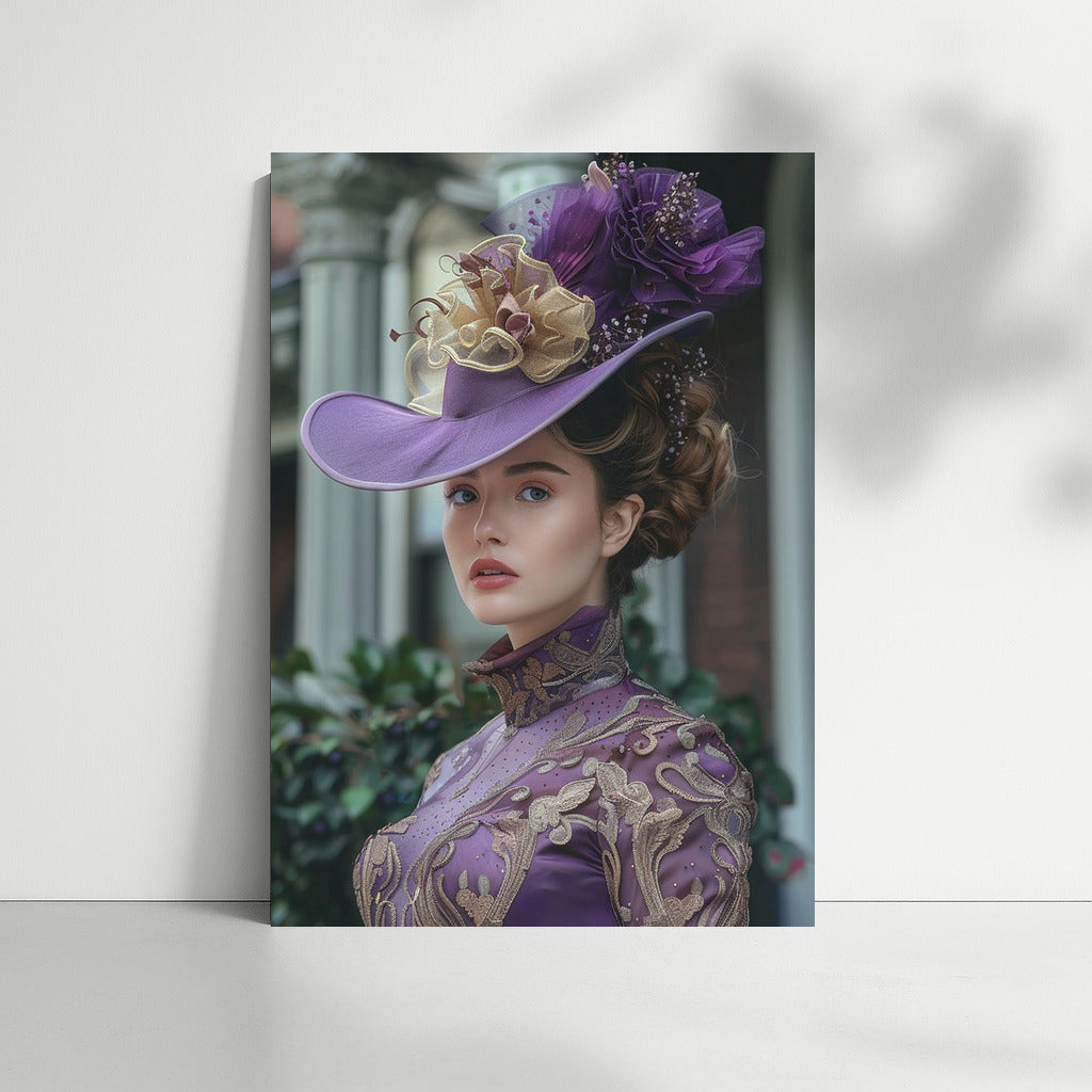 Elegant Victorian Lady: Charm and Luxury