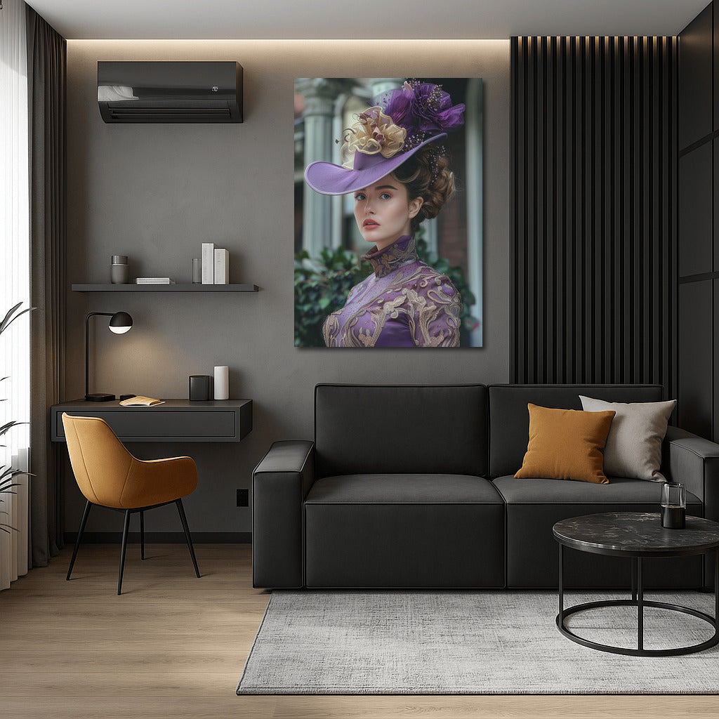 Elegant Victorian Lady: Charm and Luxury