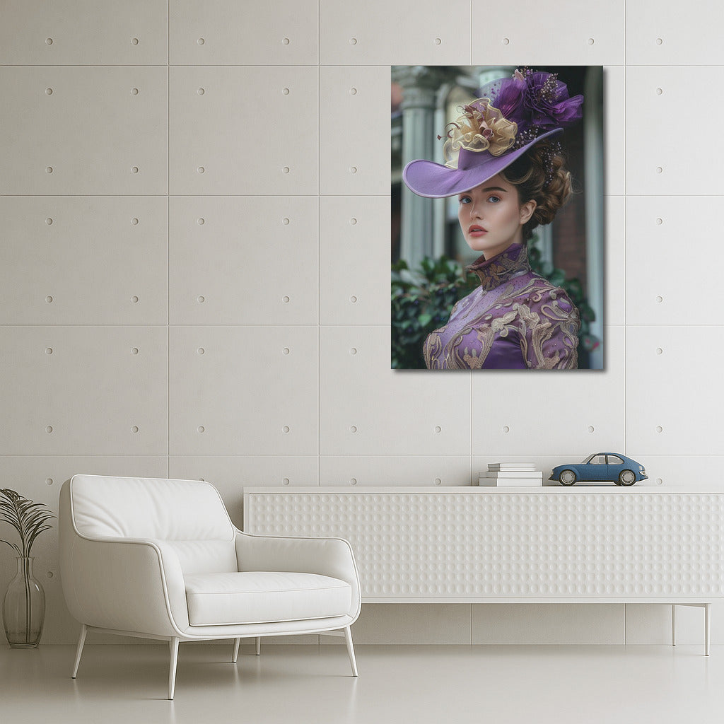 Elegant Victorian Lady: Charm and Luxury