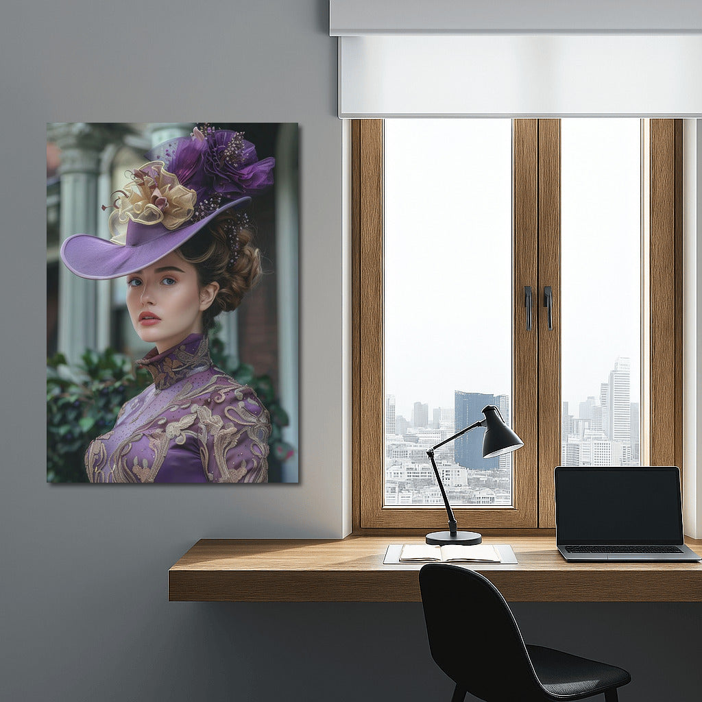 Elegant Victorian Lady: Charm and Luxury