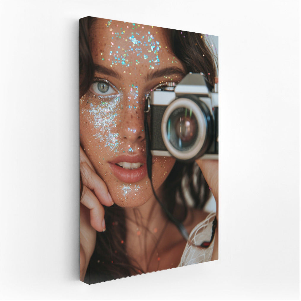Mysterious Asian Beauty: Model and Photographer in Glow