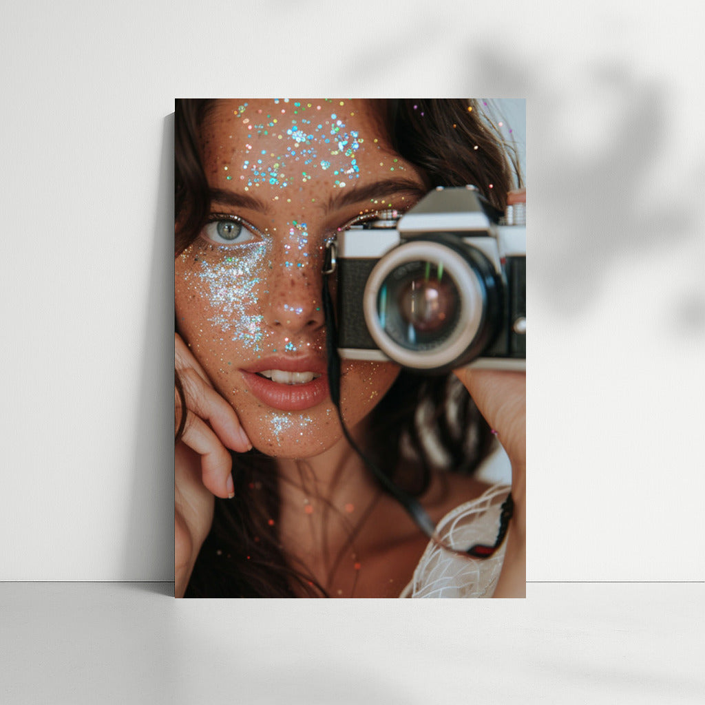 Mysterious Asian Beauty: Model and Photographer in Glow