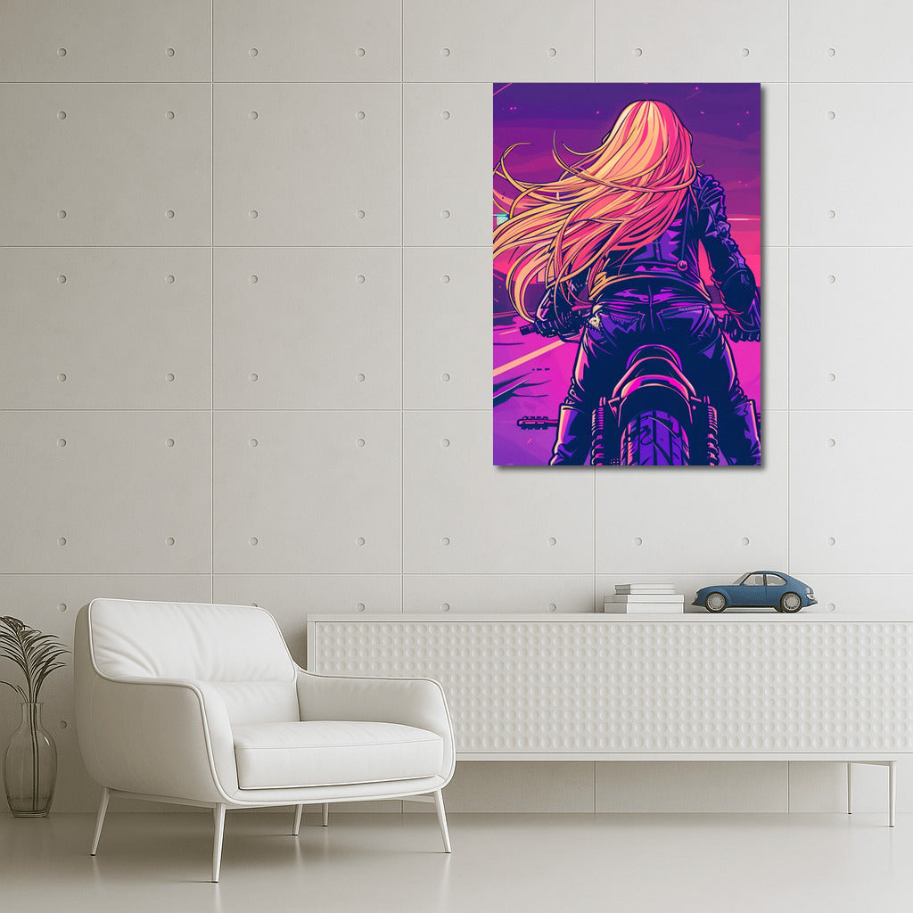 Neon Amazon: Anime Motorcycle Maiden in the World of Speed