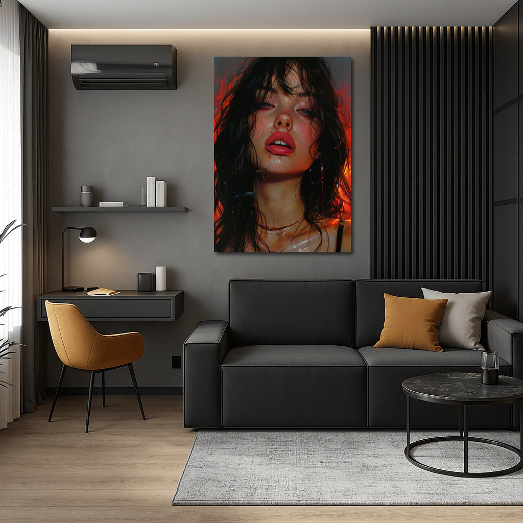 Mysterious Brunette: Elegance and Style for the Interior