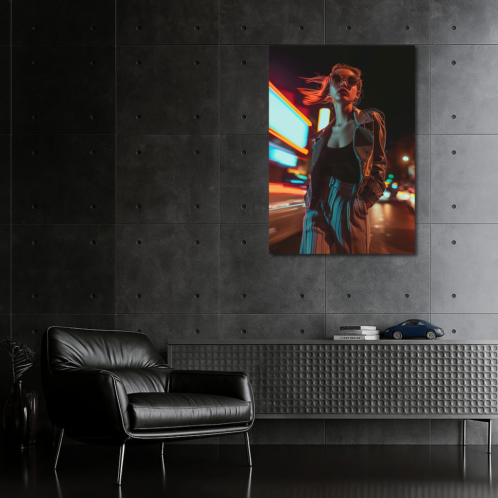 Urban Muse: Modern Woman in Fashionable Clothes
