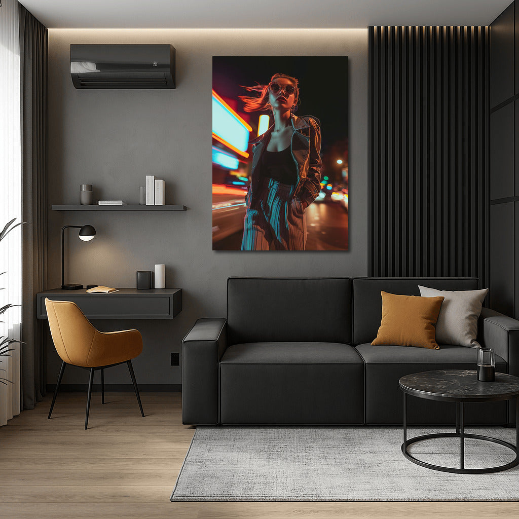 Urban Muse: Modern Woman in Fashionable Clothes