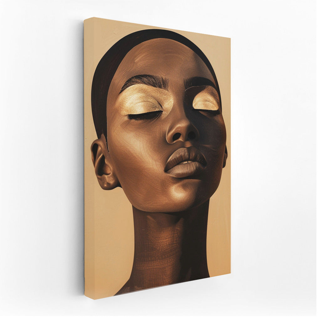 Mysterious Figure: Contemporary Portrait of a Girl