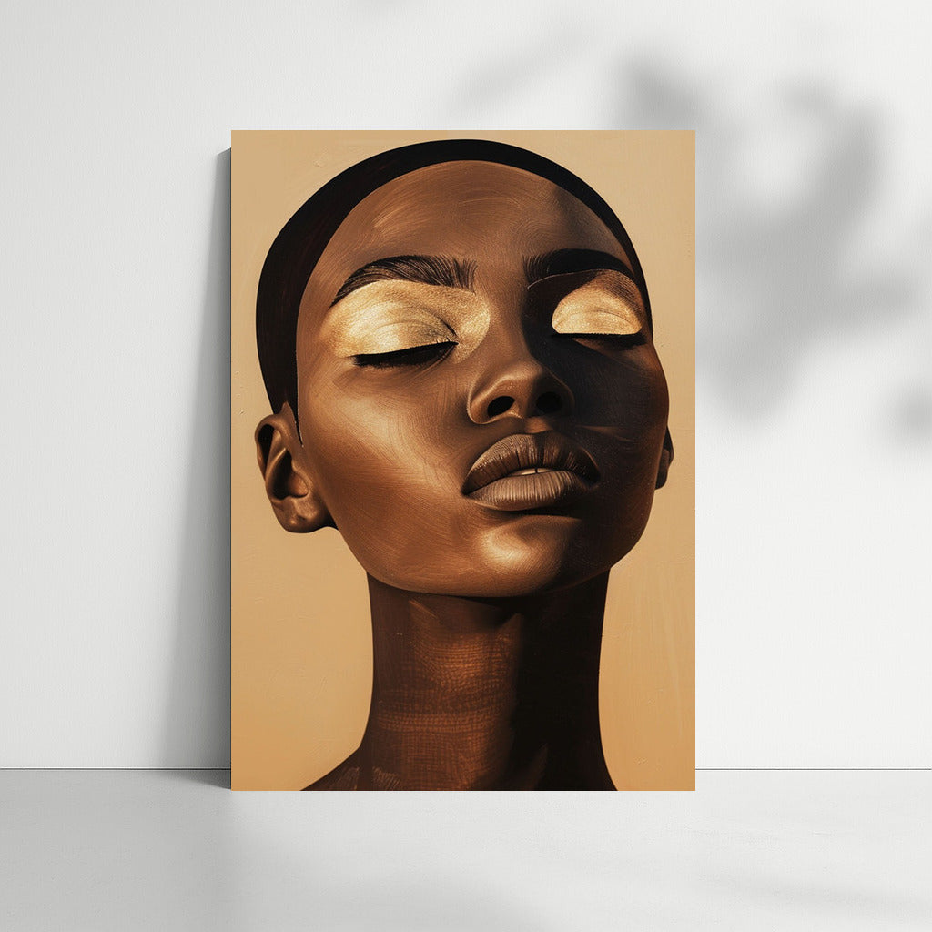 Mysterious Figure: Contemporary Portrait of a Girl