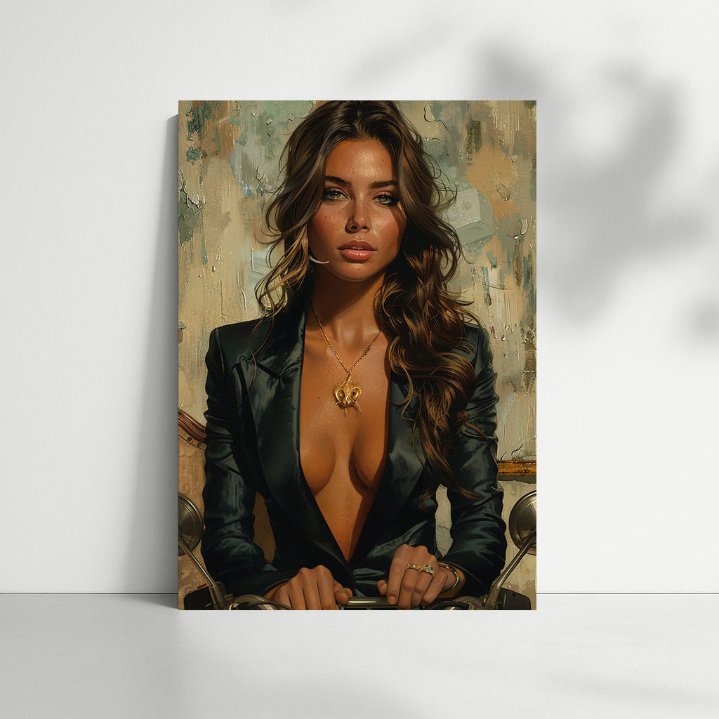 Mysterious Charisma: Portrait of a Young Girl