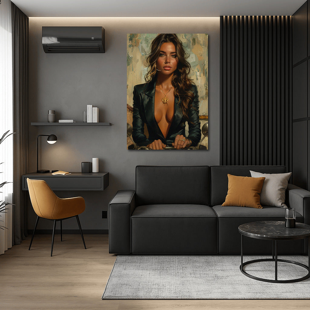 Mysterious Charisma: Portrait of a Young Girl