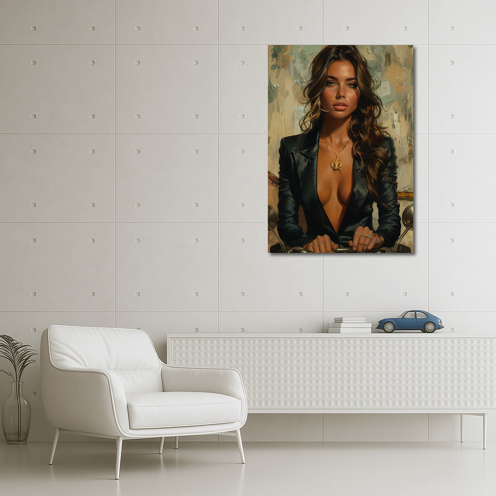 Mysterious Charisma: Portrait of a Young Girl