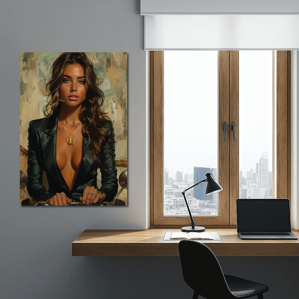 Mysterious Charisma: Portrait of a Young Girl