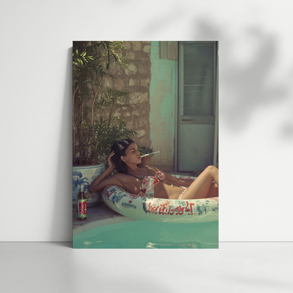 Sunny Serenity: Portrait of a Beautiful Girl in Natural Style