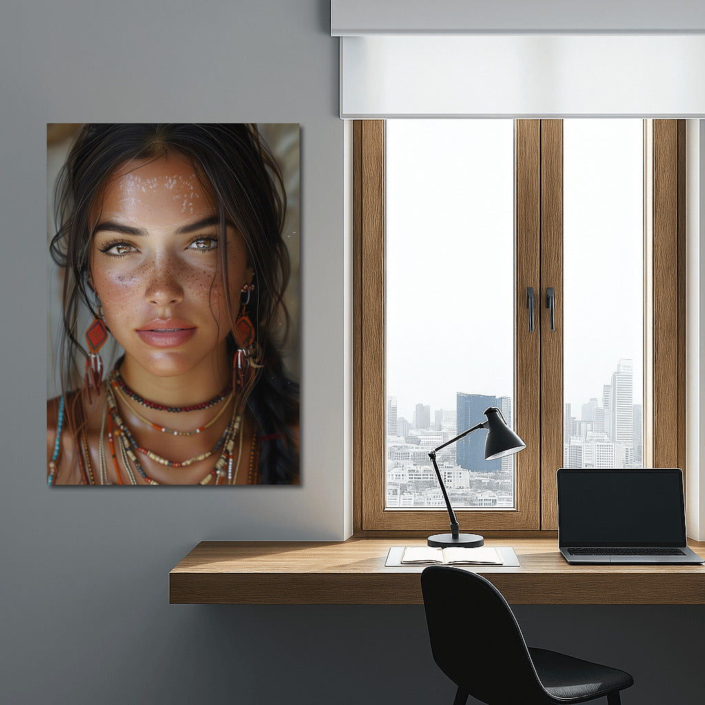 Harmony in Image: Portrait of a Beautiful Girl