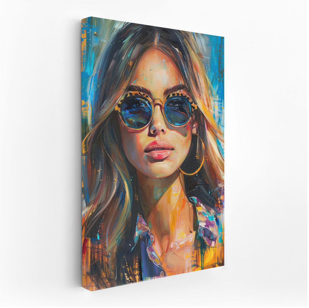 Mysterious Muse in Glasses: Travel Inspiration