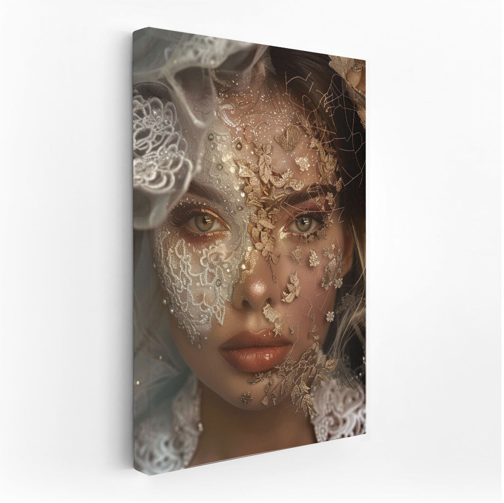 Bride in White: Elegance and Mystery