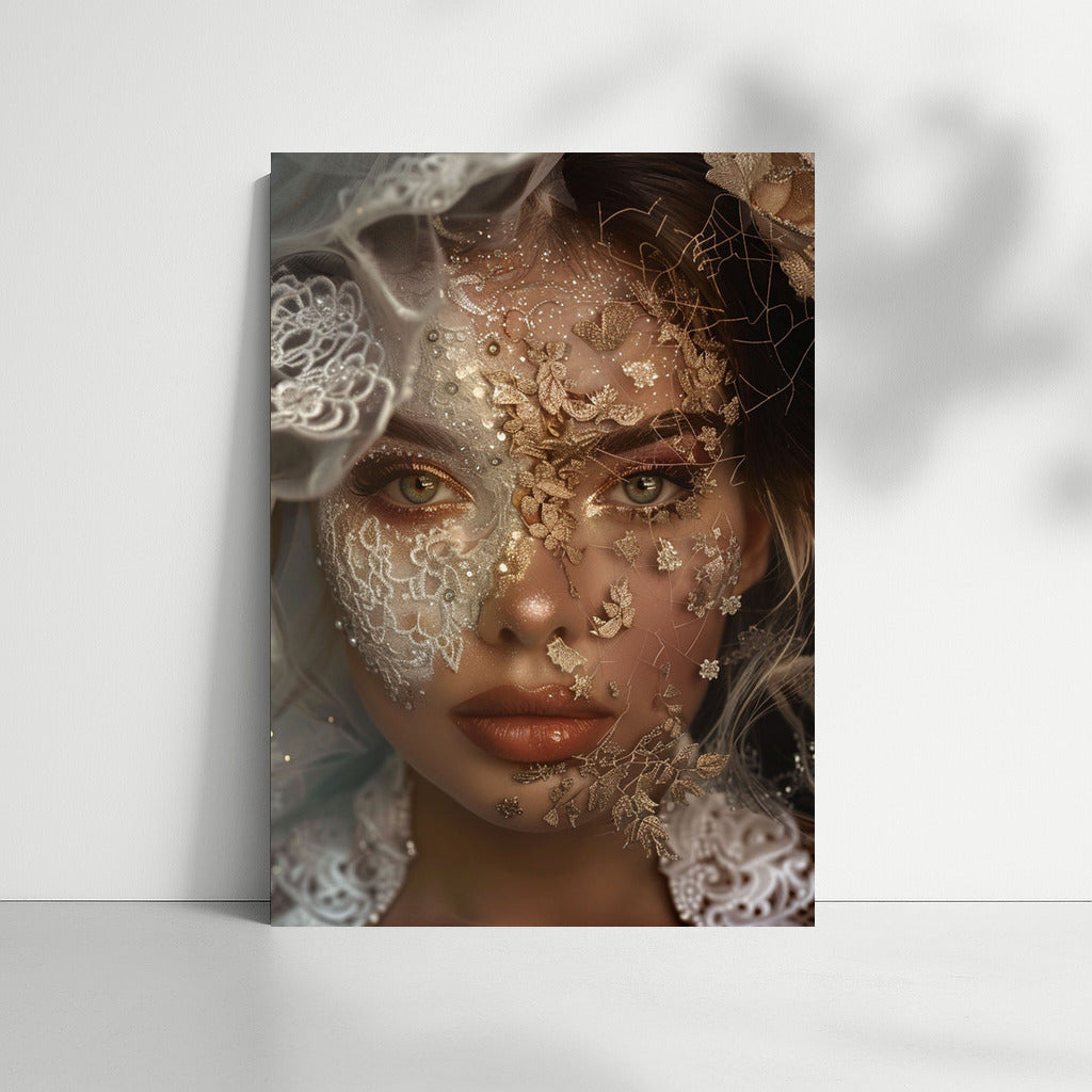 Bride in White: Elegance and Mystery