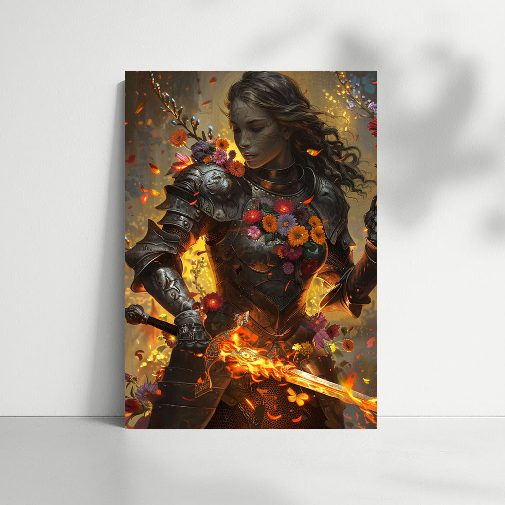 Girl in Armor: The Magic of Flowers and Sorcery