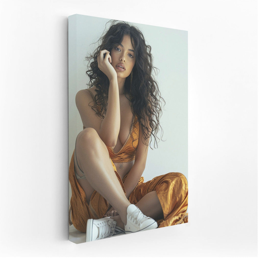 Golden Charm: Girl in Light