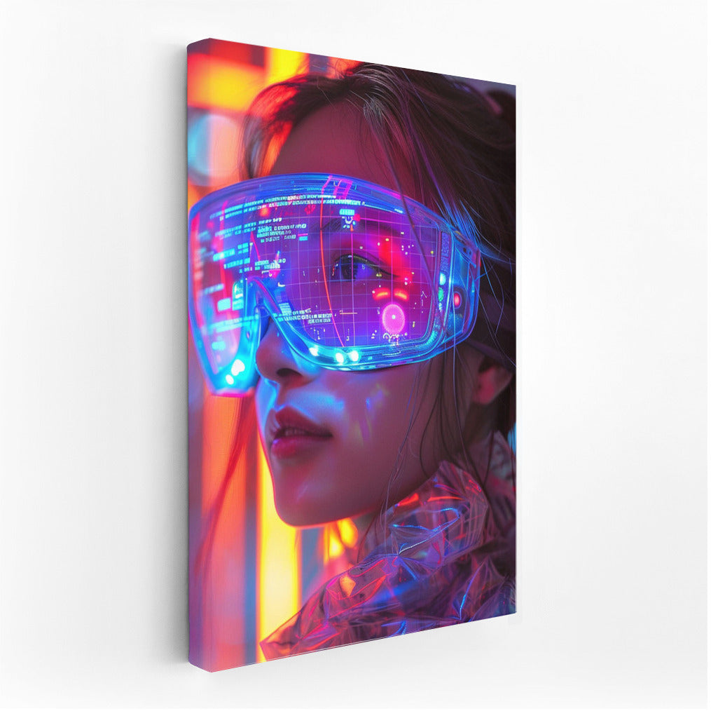 Neon Muse: Girl in the Night City