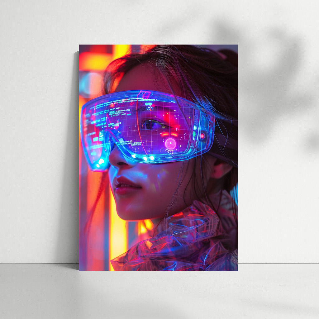 Neon Muse: Girl in the Night City