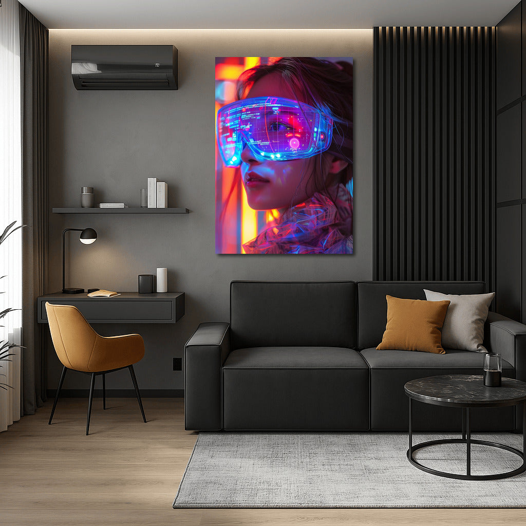 Neon Muse: Girl in the Night City