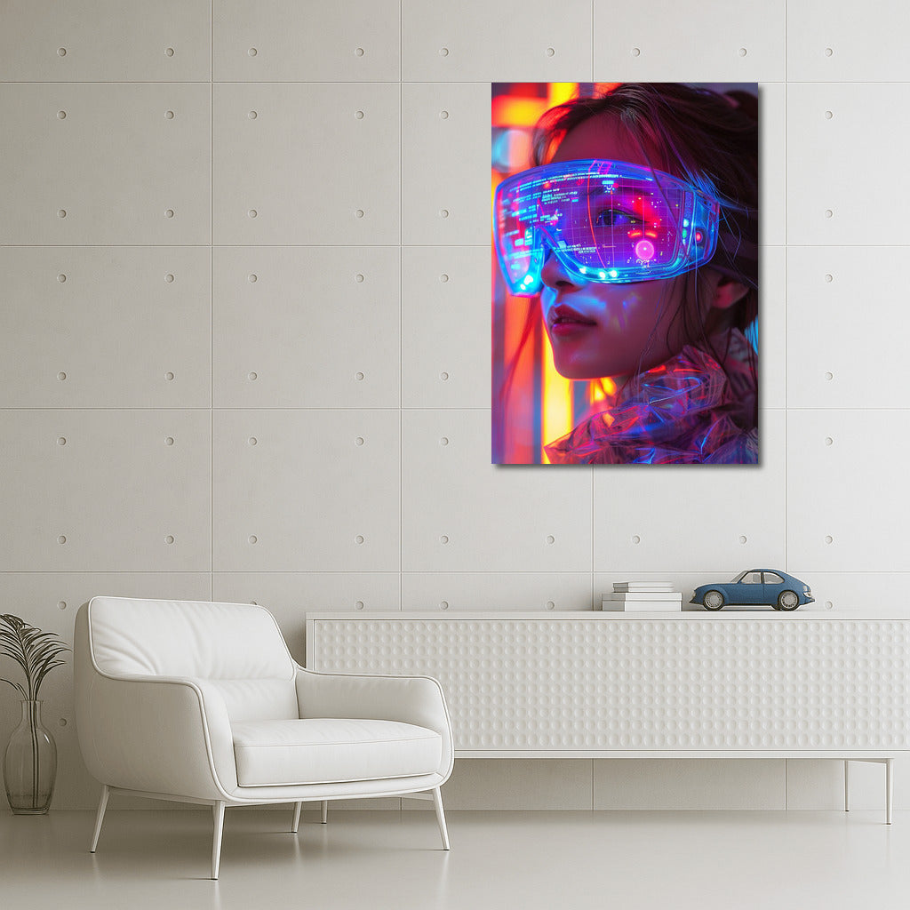 Neon Muse: Girl in the Night City