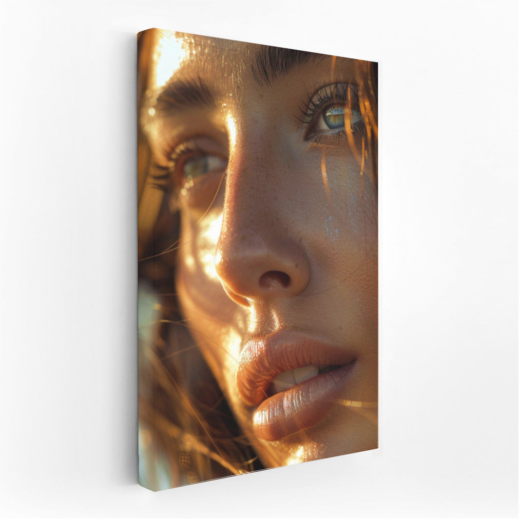 Portrait of a Charming Girl: Grace and Light