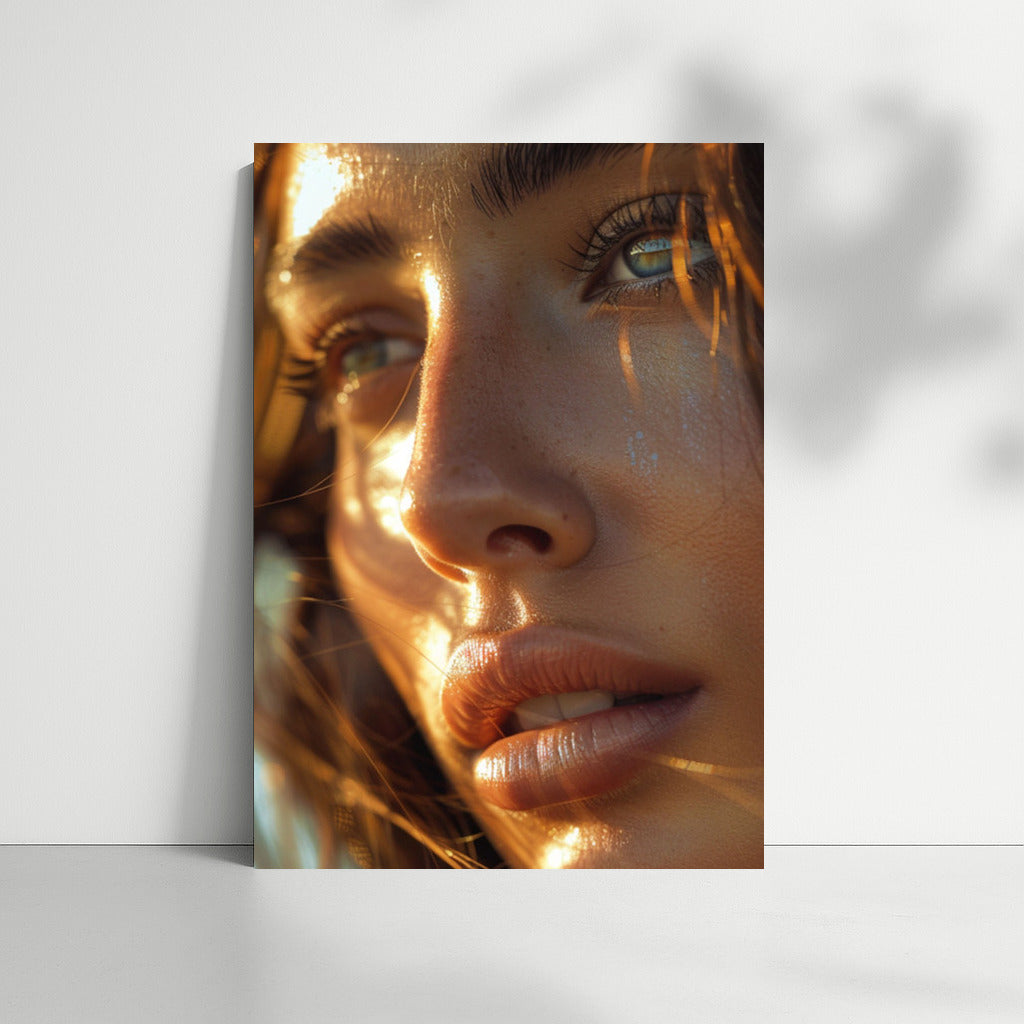 Portrait of a Charming Girl: Grace and Light