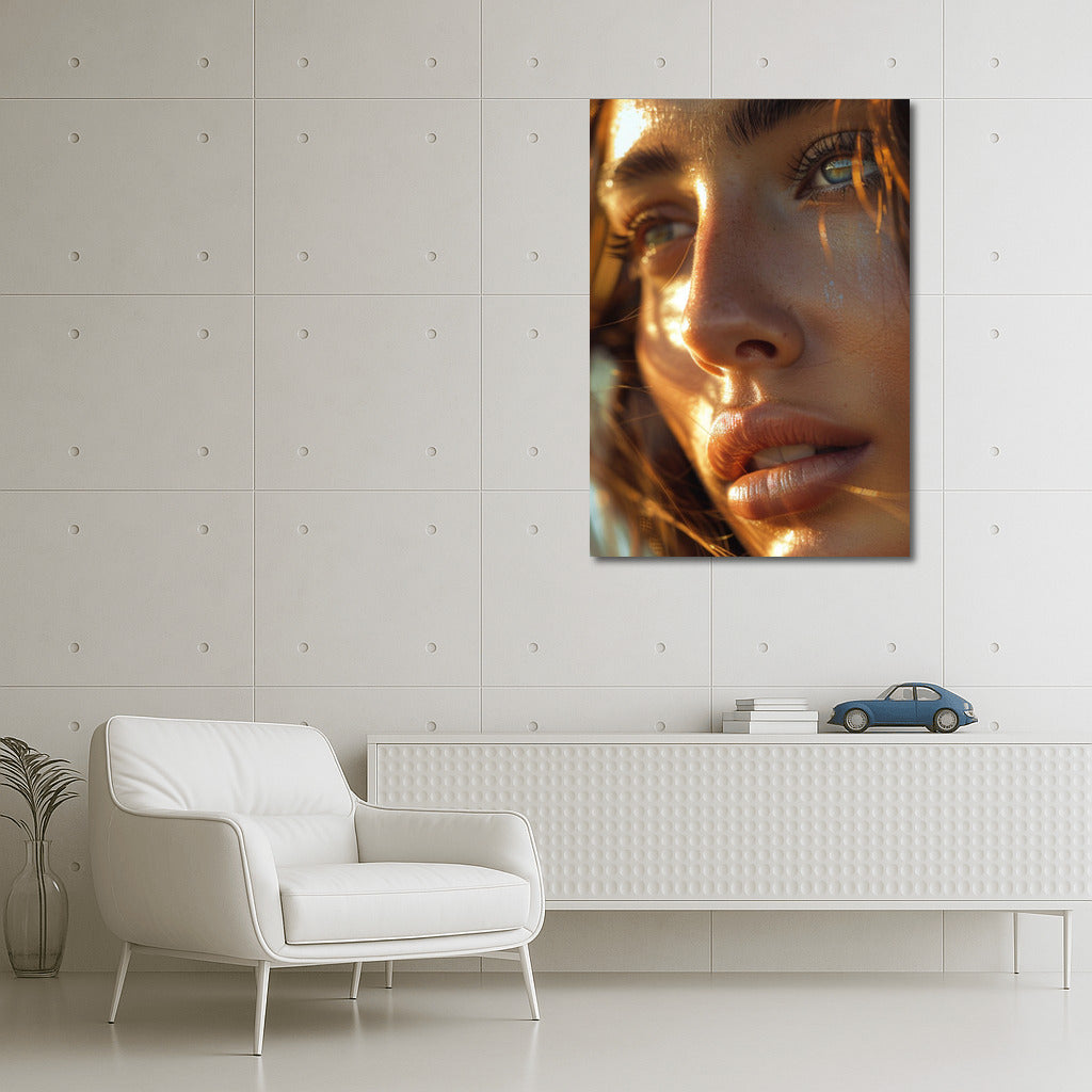 Portrait of a Charming Girl: Grace and Light