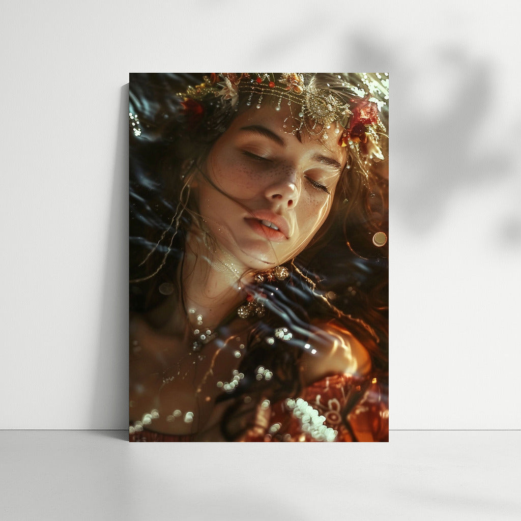 Mesmerizing Portrait of a Beautiful Woman: Dive into Dreams