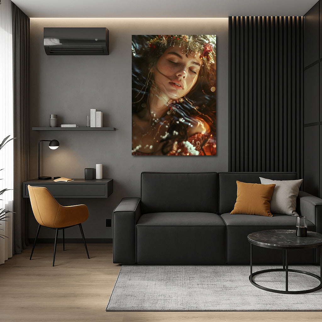Mesmerizing Portrait of a Beautiful Woman: Dive into Dreams